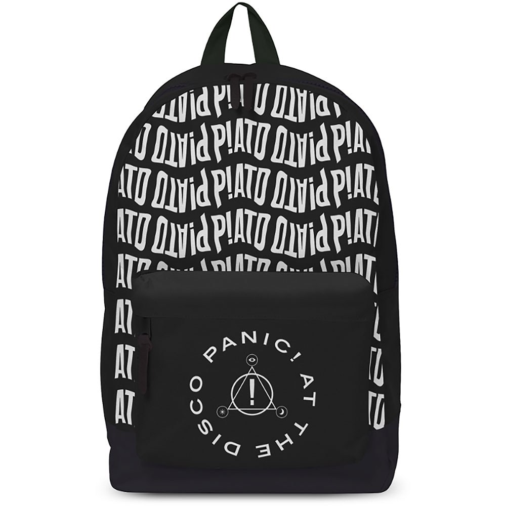 Rocksax Panic! At The Disco - Disco Logo Rugtas - Zwart